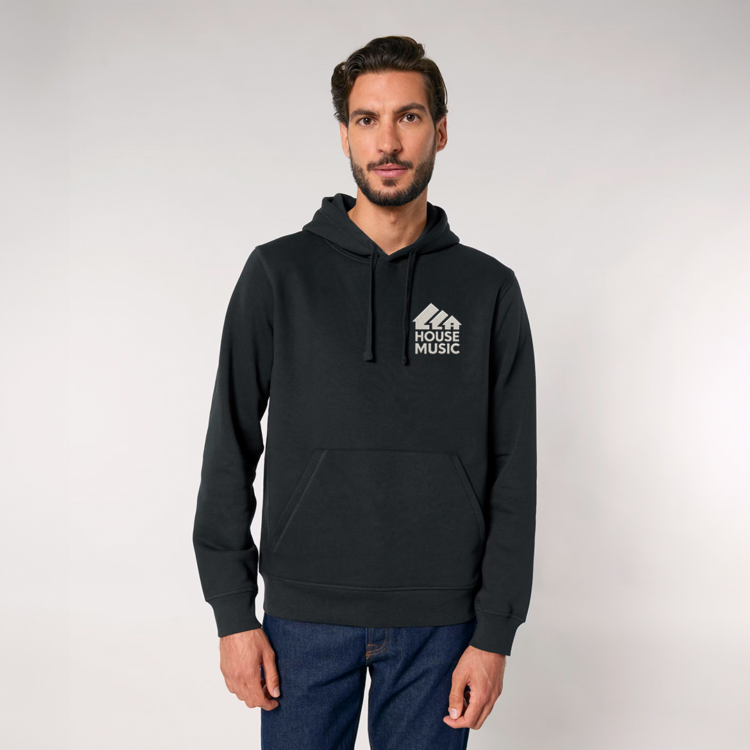 HOUSE MUSIC EMBROIDERED HOODIE - Image 3