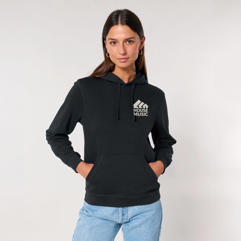 HOUSE MUSIC EMBROIDERED HOODIE