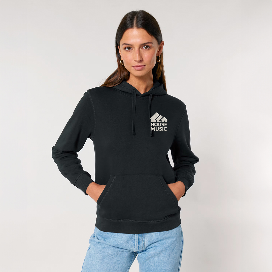 HOUSE MUSIC EMBROIDERED HOODIE